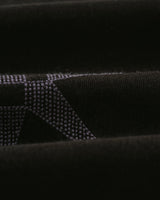 wax london men's Trin - Black Geometrical Embroidered Corduroy Shirt