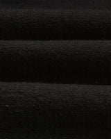 wax london men's Tyne - Black Cotton Tencel Loose Fit Trousers