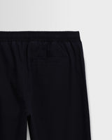 Tyne - Navy Cotton Poplin Loose Fit Trousers