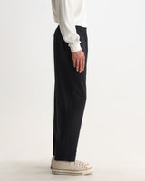 wax london men's Tyne - Navy Wool Blend Trouser