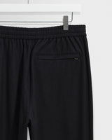 wax london men's Tyne - Navy Wool Blend Trouser