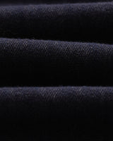 wax london men's Tyne - Navy Wool-Blend Trousers