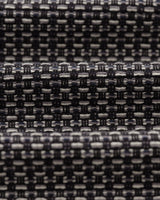 wax london men's Whiting - Black And Grey Chiltern Overshirt