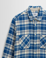 Whiting - Blue And Ecru Oran Check Overshirt