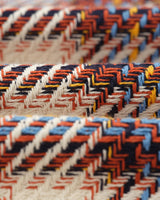 wax london men's Whiting - Ecru And Multicolour Hutton Check Overshirt