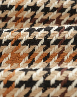 wax london men's Whiting - Natural Houndstooth-Weave Overshirt