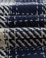 wax london men's *Whiting - Navy Marine Beatnik Overshirt - STORES