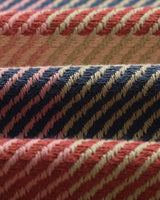 wax london men's Whiting - Red And Multicolour Block Check Overshirt