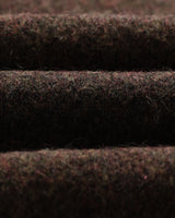 wax london men's Wilde - Brown Fluffy Wool Crewneck