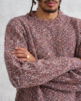 wax london men's Wilde - Multicolour Twisted Rib Jumper