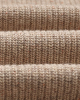 wax london men's Wilde - Natural Donegal Wool Crewneck