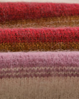 wax london men's Wilde - Oatmeal Brush Stripe Wool Jumper