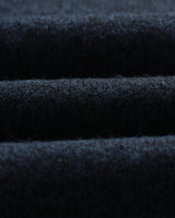 wax london men's Wilde - Teal Fluffy Wool Crewneck