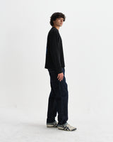 Hayden - Black And Blue 90s Doodle Graphic Cotton T-Shirt