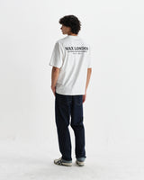 Milton - Off White Stacked Text Graphic Organic Cotton T-Shirt