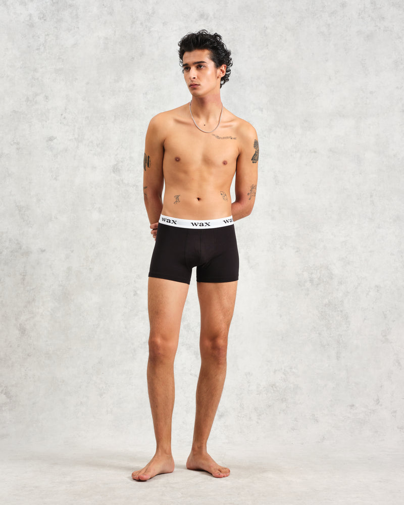 Brodie - Black Stretch Cotton Boxers