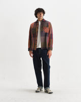 Whiting - Orange And Multicolour Tempo Check Overshirt