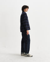 Whiting - Navy And Blue Skate Check Overshirt