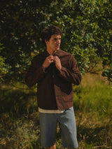 Healey - Brown Organic Cotton Chore Jacket