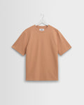 Dean - Dusty Orange Textured Organic Cotton T-Shirt
