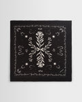 Sloane - Black Floral Neck Scarf