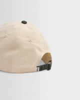Spencer - Ecru And Khaki Cotton Sports Cap