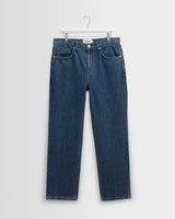 Russell - Mid Blue Straight Fit Denim Jeans