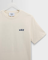 Dean - Ecru And Blue Doodle Scene Graphic Cotton T-Shirt