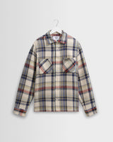 Whiting - Ecru And Multicolour Jazz Weave Overshirt