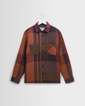 Whiting - Orange And Multicolour Tempo Check Overshirt