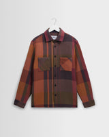 Whiting - Orange And Multicolour Tempo Check Overshirt