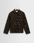 Iggy - Black And Khaki Chenille Jacquard Jacket