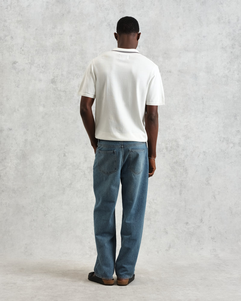 Siena - Ecru Fine Gauge Cotton Polo