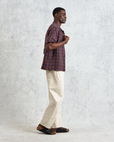 Didcot - Navy And Multicolour Geometric Short-Sleeve Shirt
