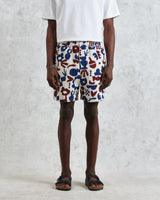 Kurt - Red And Blue Spin Jacquard Shorts