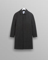 Chester Coat Black/Grey Herringbone