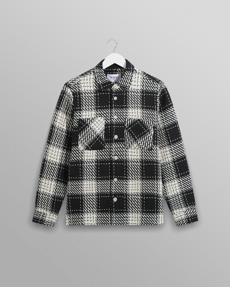 Whiting Overshirt Black Beatnik