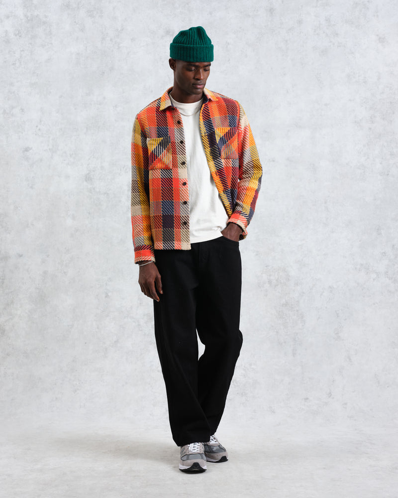 Whiting - Orange Pike Check Overshirt