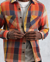 Whiting - Orange Pike Check Overshirt