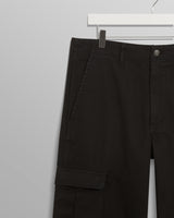 Santo Cargo Trousers Black Herringbone