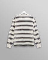 Hayden T-Shirt Ecru Brush Stripe