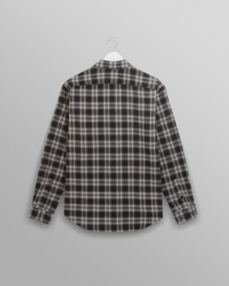 Shelly Shirt Black/White Flannel Check