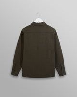 Whiting Overshirt Black/Khaki Stepney