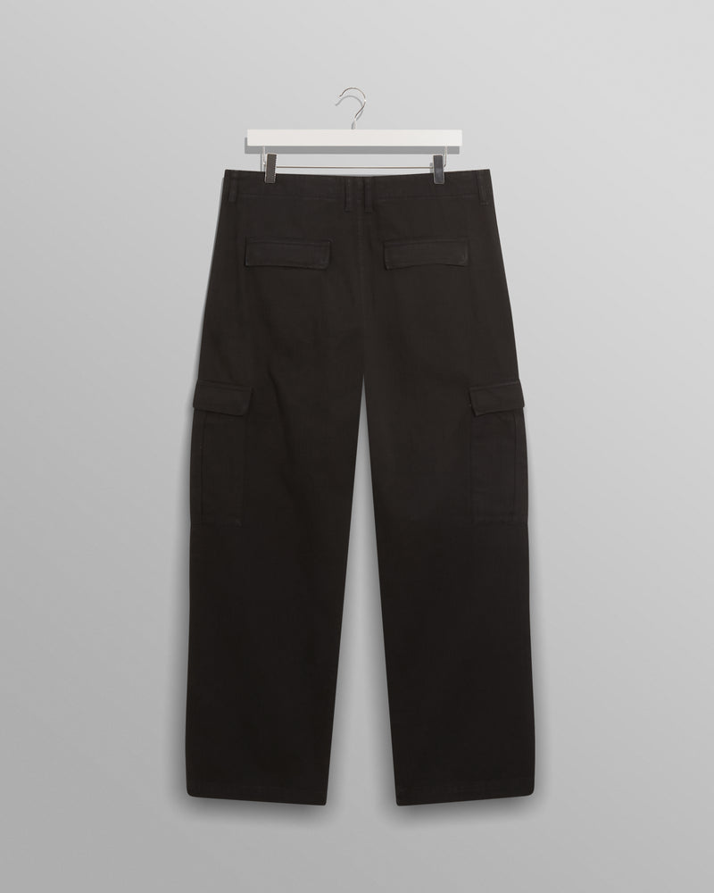 Santo Cargo Trousers Black Herringbone