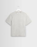 Dean - Grey Marl Textured Organic Cotton T-Shirt
