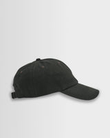 Spencer - Washed Black Cotton Sports Cap
