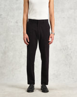 wax london Alp Trousers Black Seersucker