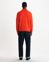 Ashford – Oranges Polo aus flauschiger Wolle