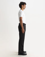 ASTON TROUSER WOOL BLEND FLECK DARK BROWN