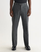 ASTON TROUSER WOOL BLEND FLECK GREY